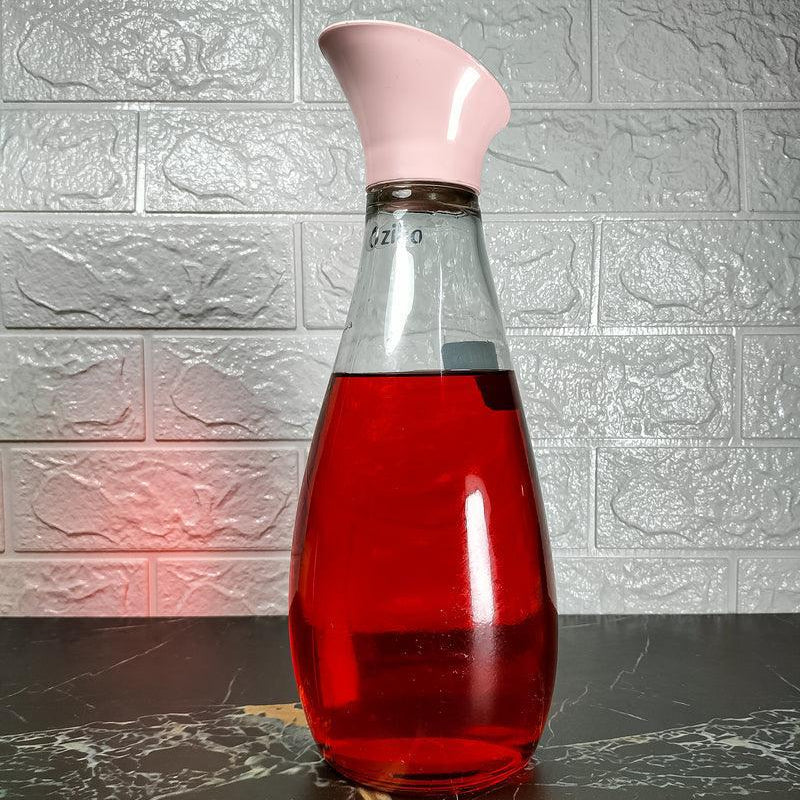 Turkish Style 1400 Ml Heavy Glass Bottle Elegant Durable Classic Design
