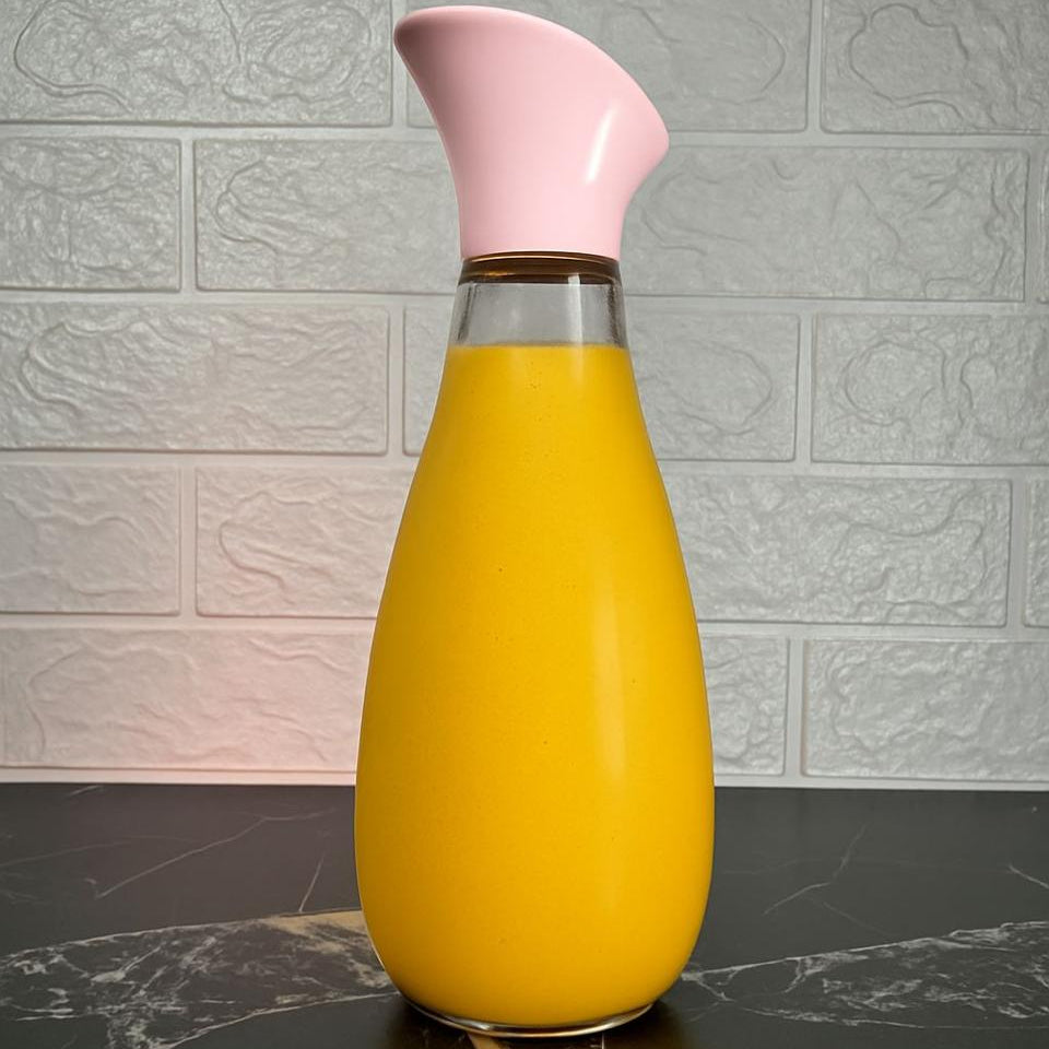 Turkish Style 1400 Ml Heavy Glass Bottle Elegant Durable Classic Design