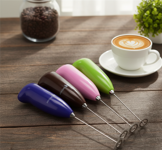 Coffee Beater & Milk Frother – Mini Handheld Whisk.